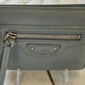 A close up of the inside of a purse