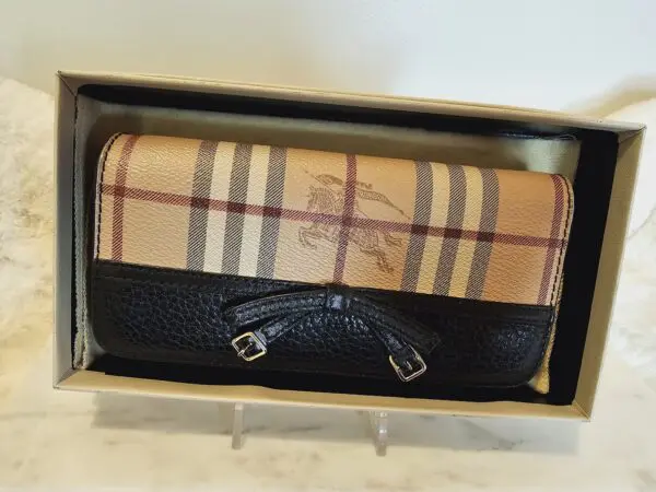 A box that has a wallet inside of it